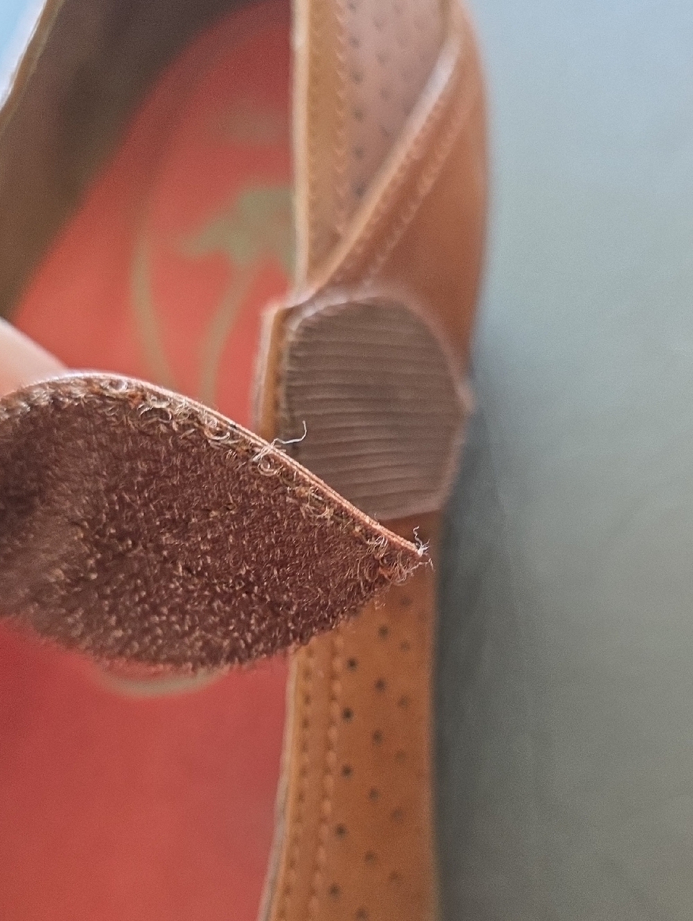 Dansko Brown Leather Mary Jane Flats with Knotted Cross Strap - Picture 6 of 8